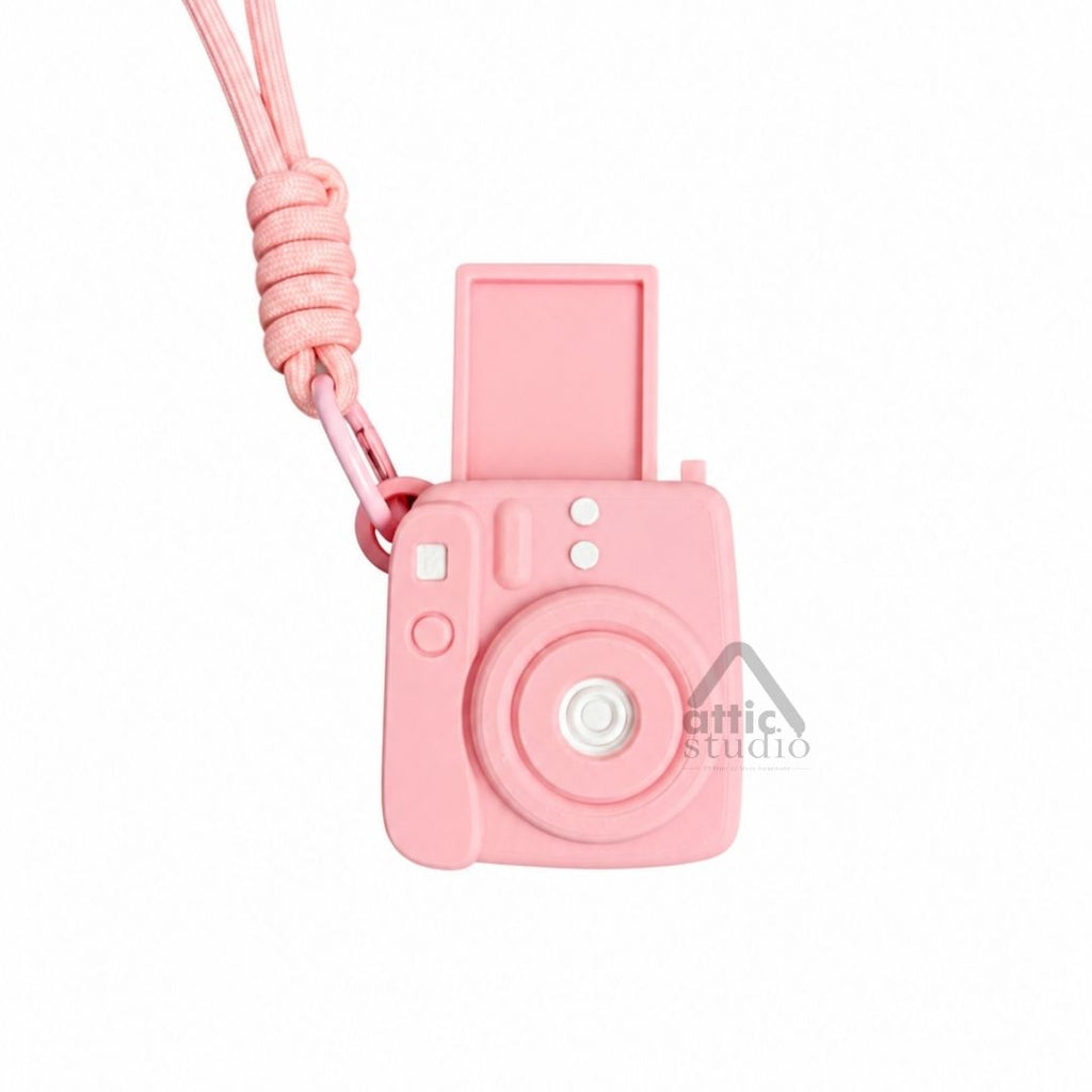 Mini Camera Clicker Keychain Custom Foto | Gantungan Tas Kamera Interaktif 6 Warna