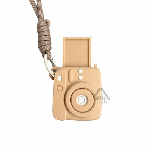 Mini Camera Clicker Keychain Custom Foto | Gantungan Tas Kamera Interaktif 6 Warna